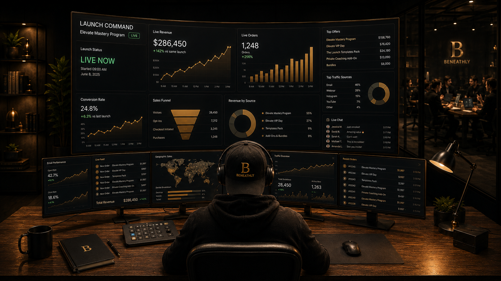 From idea to live revenue.